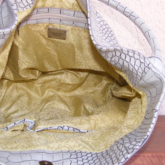 Vera Wang Crocodile Hobo - Picture 5 of 5